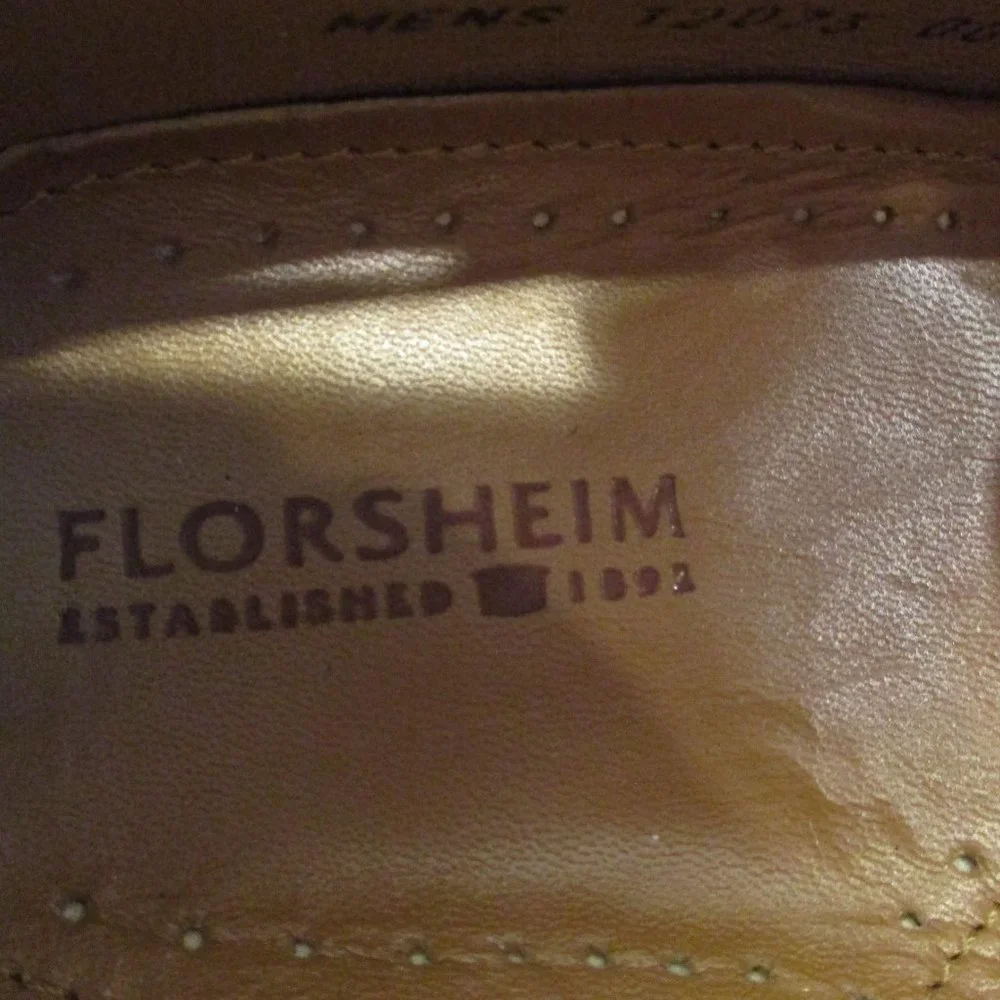 Florsheim Shoes Men 9 Black Brown Interview Business Travel Dress Shoes